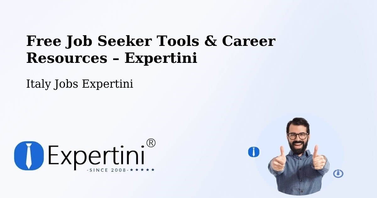 Free Job Seeker Tools & Career Resources – Pontedera - Pontedera, Italy Jobs Expertini