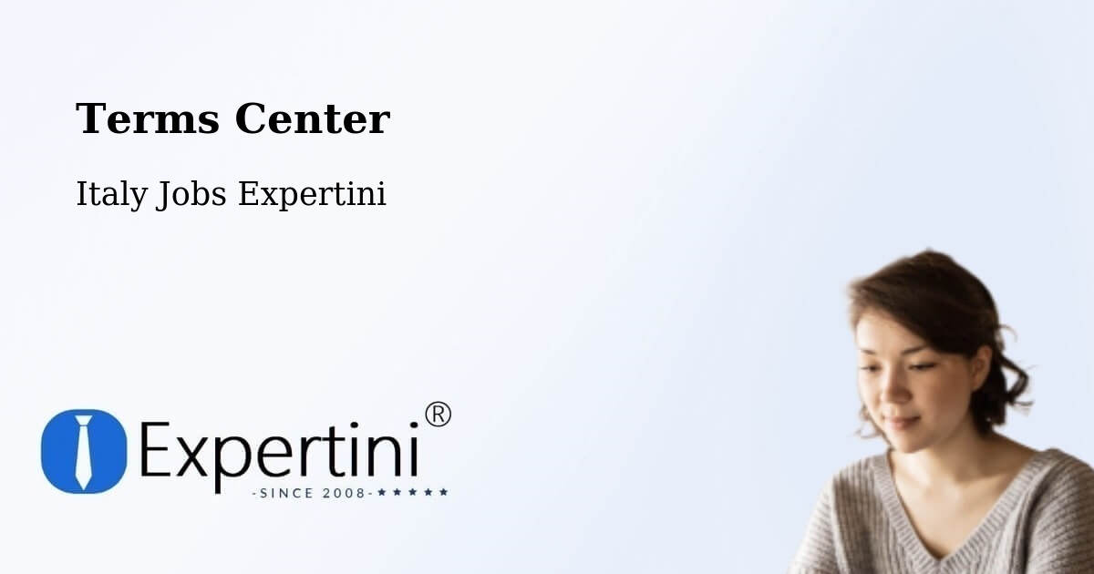 Terms of Service – Pontedera - Italy Jobs Expertini